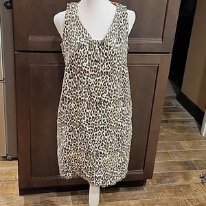 Tommy Bahama leopard print shift dress